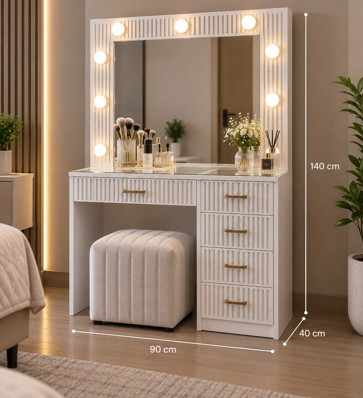 Coqueto Hollywood 90 cm LED